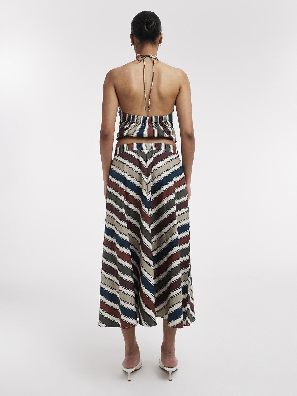 TSMUNA PRINTED MIDI SKIRT